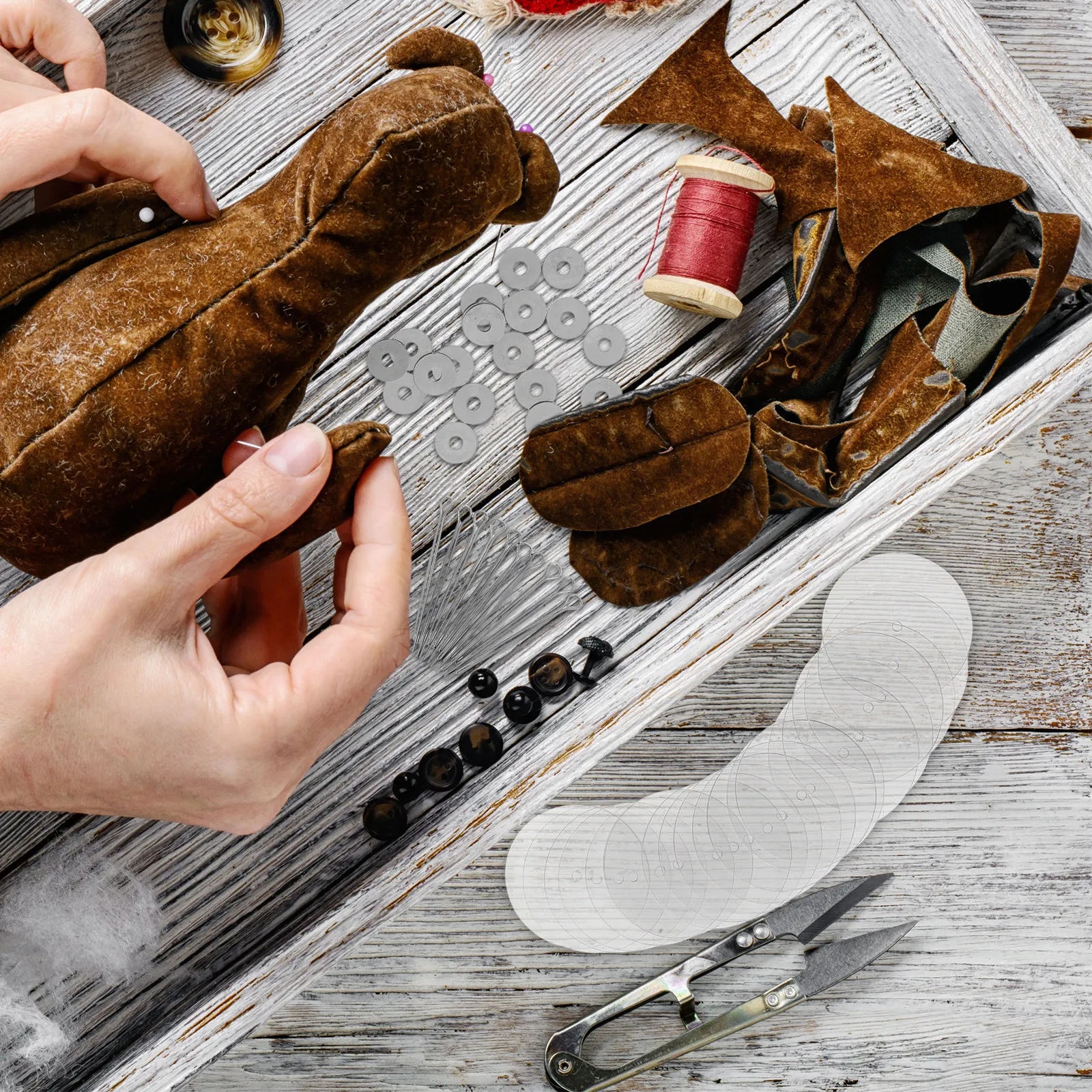 10 комплектов белых пластиковых шарнирных элементов для мишек, гибкие подвижные детали из акрила для DIY-проектов, мягких игрушек и поделок
10 комплектов белых пластиковых шарнирных элементов для мишек, гибкие подвижные детали из акрила для DIY-проектов, мягких игрушек и поделок