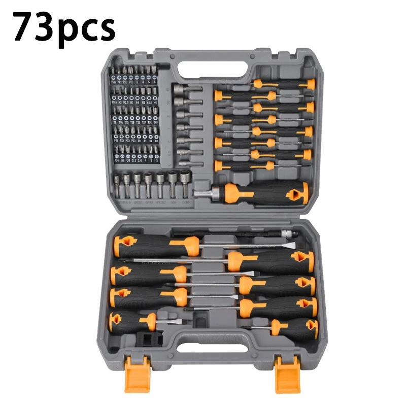 73 sets of screw kits, tools for assembling cars, bicycles and furniture. A gift for father, a handyman for men.
73 sets of screw kits, tools for assembling cars, bicycles and furniture. A gift for father, a handyman for men.