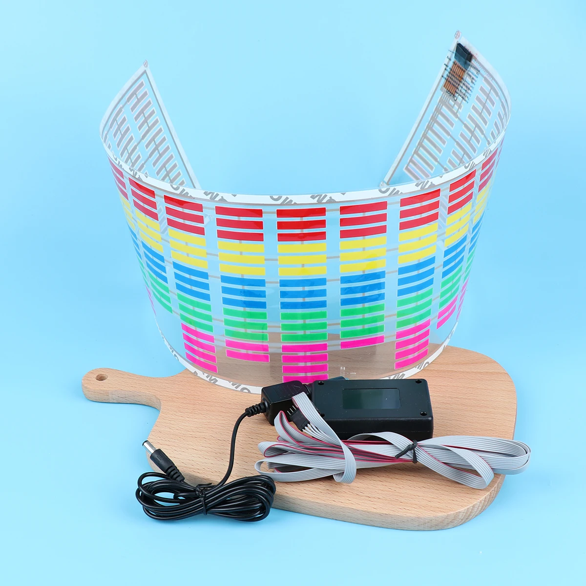 Multicolor LED Light 70cmx16cm Flashing Sound Activated Music Rhythm Lamp Car Stickers Safety Night Driving Equalizer Bars LED
Multicolor LED Light 70cmx16cm Flashing Sound Activated Music Rhythm Lamp Car Stickers Safety Night Driving Equalizer Bars LED