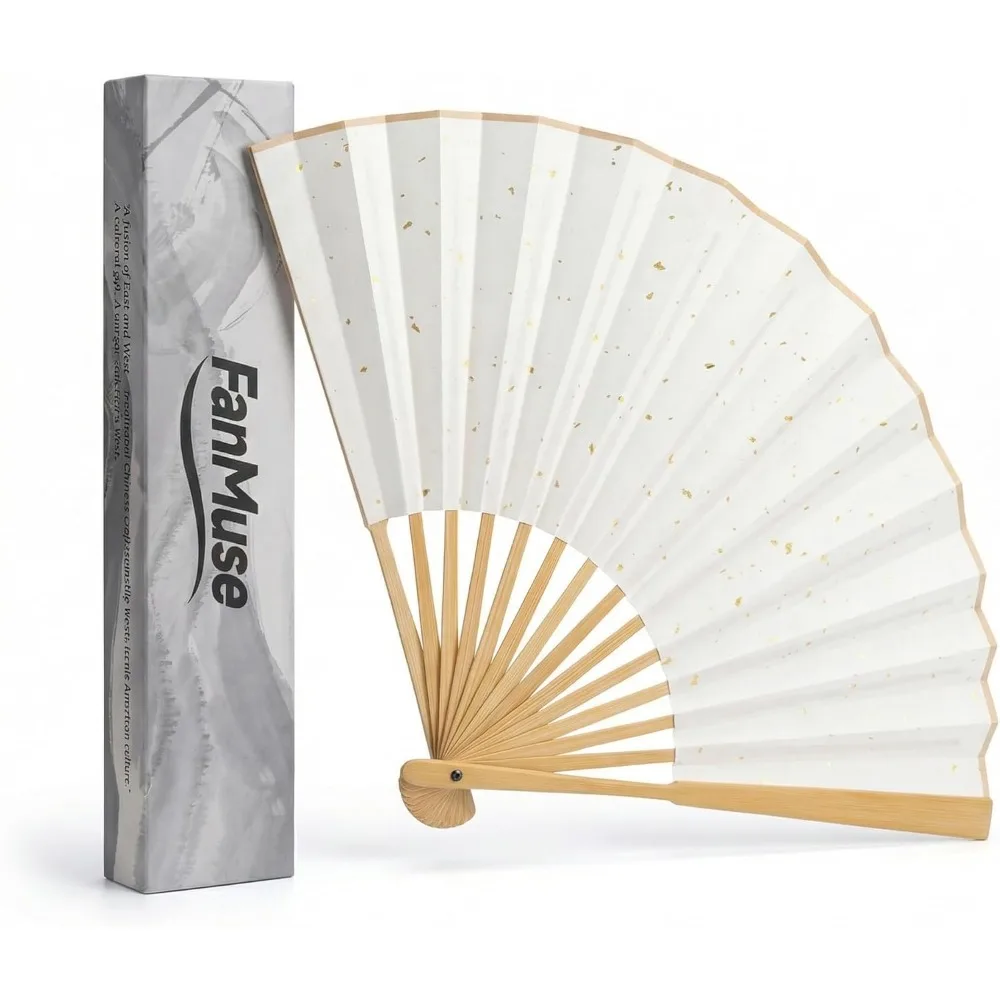 Foldable Bamboo Paper Hand Fan 12 Inch White Wedding Party Favor Decorative Ceremony Accessory
Foldable Bamboo Paper Hand Fan 12 Inch White Wedding Party Favor Decorative Ceremony Accessory