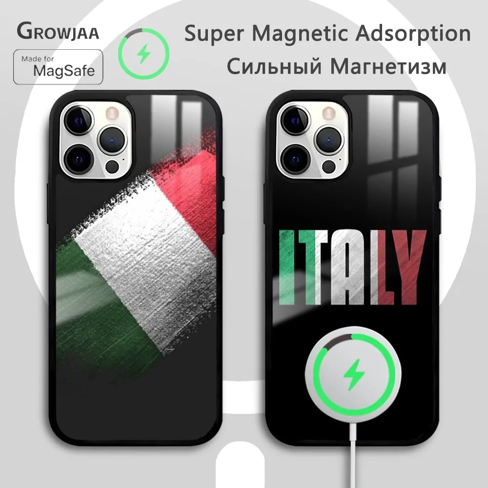 ITALY Flag Phone Case For iPhone 16 15 14 13 12 11 Pro Max Plus Mini New Magsafe Mirror Wireless Magnetic Cover
ITALY Flag Phone Case For iPhone 16 15 14 13 12 11 Pro Max Plus Mini New Magsafe Mirror Wireless Magnetic Cover