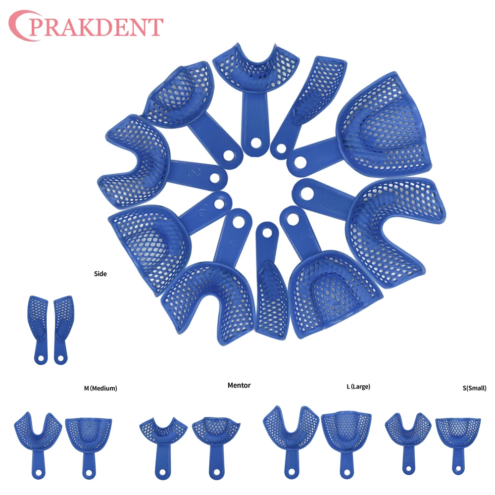Dental Tray Without Teeth Full Mouth Impression Plastic Steel Oral Mold Dental Implant Tray Plastic Steel Oral Material 10pcs
Dental Tray Without Teeth Full Mouth Impression Plastic Steel Oral Mold Dental Implant Tray Plastic Steel Oral Material 10pcs