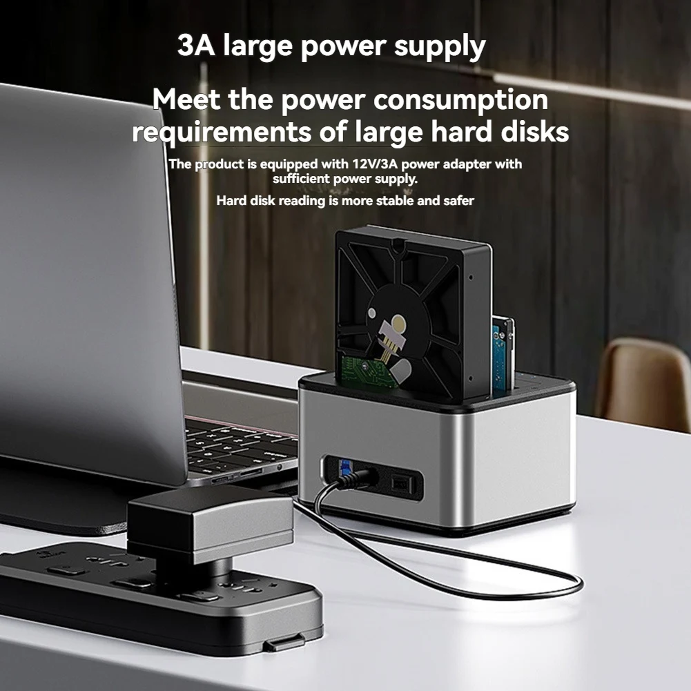 AM38M 2.5/3.5 Inch SSD External Hard Drive Enclosure Dual-Bay Hard Drive Docking Station SATA to USB 3.0 HDD Case EU Plug
AM38M 2.5/3.5 Inch SSD External Hard Drive Enclosure Dual-Bay Hard Drive Docking Station SATA to USB 3.0 HDD Case EU Plug