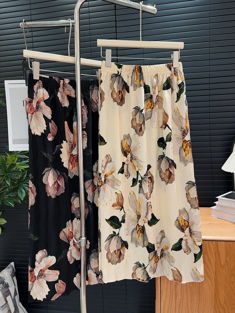 French Floral Skirts Women's Summer Mid-length High Waist Lelgant A-line Long Skirt Female 2024 New Style Plaid Skirt Faldas
French Floral Skirts Women's Summer Mid-length High Waist Lelgant A-line Long Skirt Female 2024 New Style Plaid Skirt Faldas