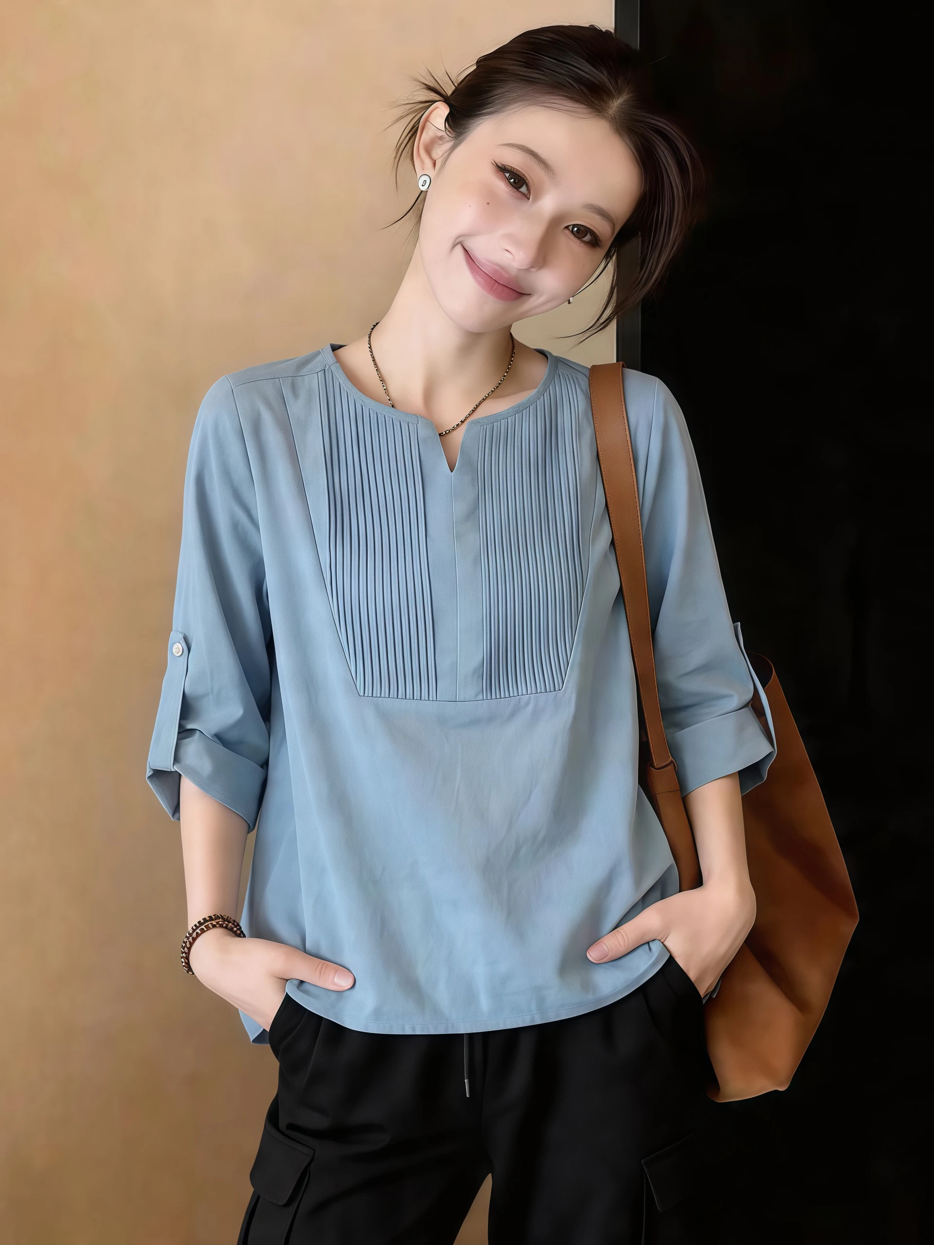 Elegant V-Neck Short Sleeve Cotton Linen Shirt Women's Summer New plus Size Conceals Belly Thin Material Korean Style Loose Fit
Elegant V-Neck Short Sleeve Cotton Linen Shirt Women's Summer New plus Size Conceals Belly Thin Material Korean Style Loose Fit