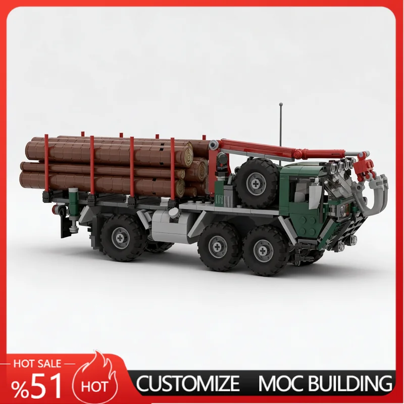 737 PCS M985 Hemtt Log Truck Vehicle Model Creative DIY Building Blocks Educational Assembly Toy Birthday Popular Gift For funs
737 PCS M985 Hemtt Log Truck Vehicle Model Creative DIY Building Blocks Educational Assembly Toy Birthday Popular Gift For funs