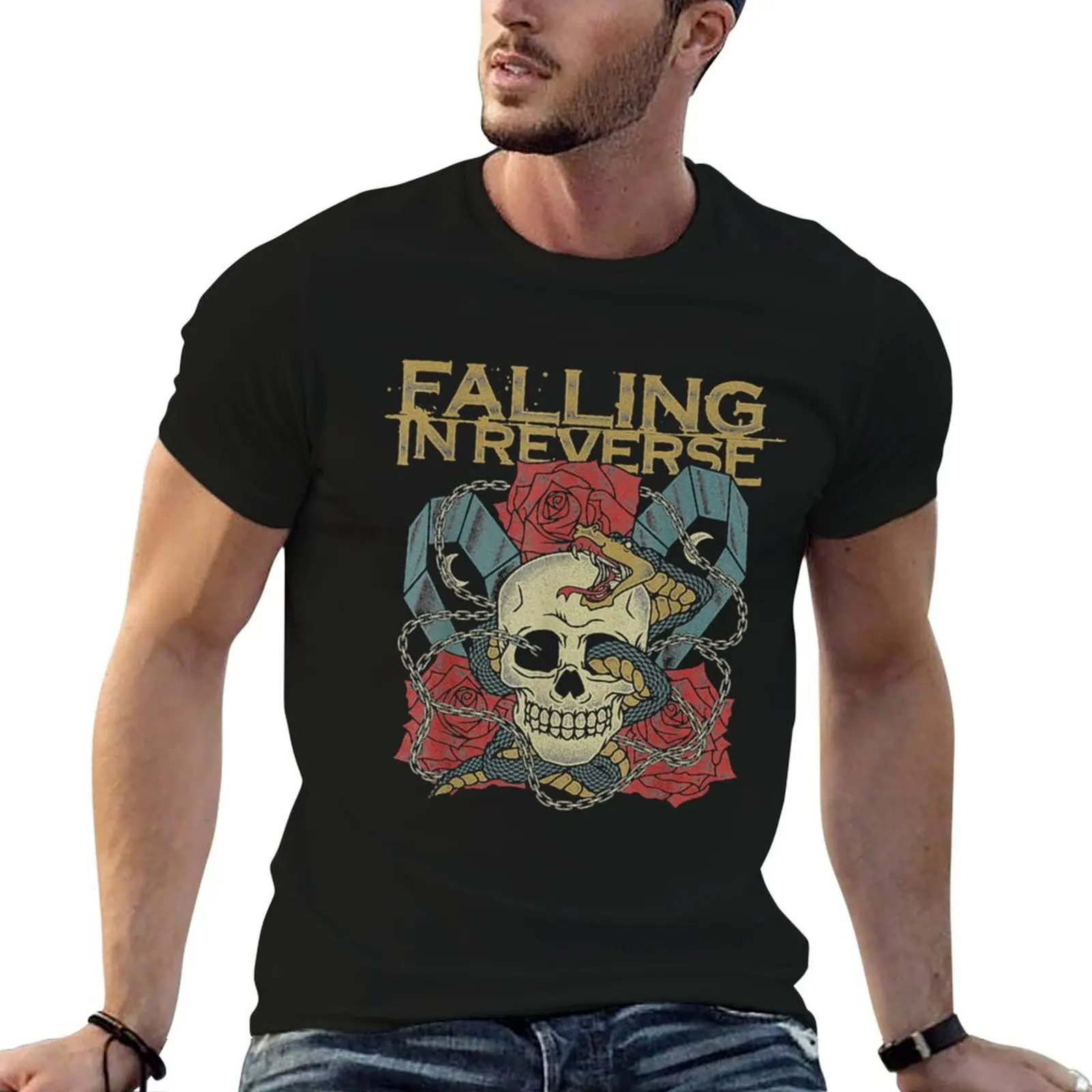 Falling In Reverse Official Merchandise The Death T-Shirt t shirt man luxury funny t shirts cotton T-Shirt
Falling In Reverse Official Merchandise The Death T-Shirt t shirt man luxury funny t shirts cotton T-Shirt