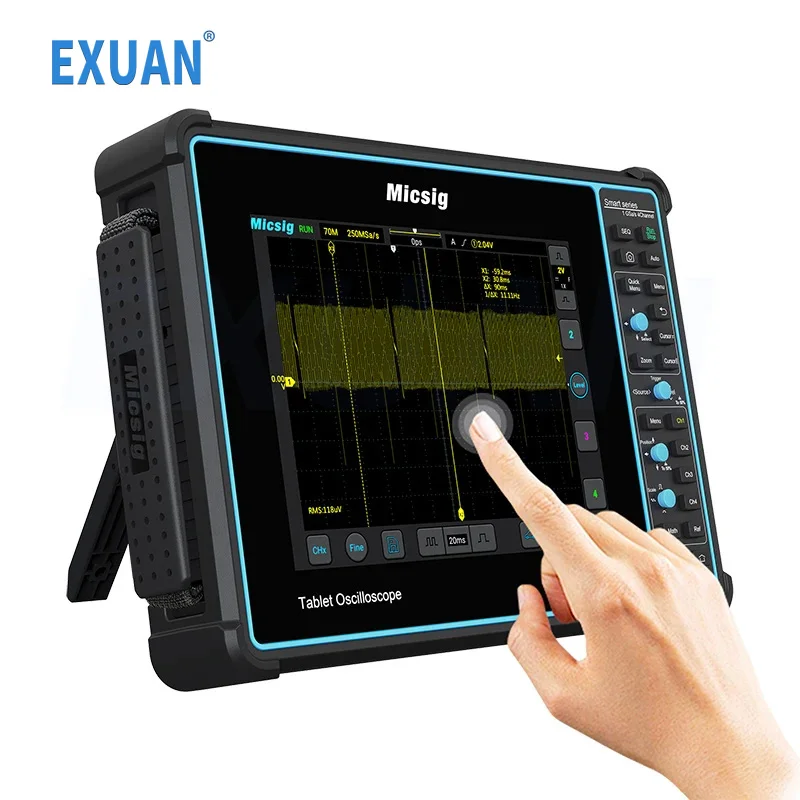 Micsig SATO2002 Automotive Diagnostic Oscilloscope Handheld Flat-panel Portable 200MHz Decoded Full Touch Tablet Auto Test Tool
Micsig SATO2002 Automotive Diagnostic Oscilloscope Handheld Flat-panel Portable 200MHz Decoded Full Touch Tablet Auto Test Tool