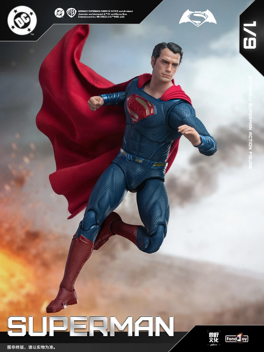 Fondjoy Official Superman 2.0 Action Figure 1/9 Scale Batman V Superman Dawn Of Justice Movable Collectible Model Toys Boys Gift
Fondjoy Official Superman 2.0 Action Figure 1/9 Scale Batman V Superman Dawn Of Justice Movable Collectible Model Toys Boys Gift