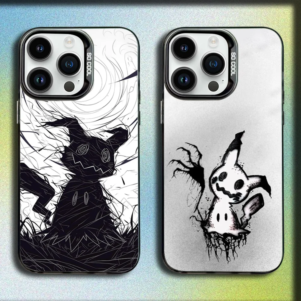 Anime Cartoon M-Mimikyu Phone Case For iPhone 16,15,14,13,12,11,Mini,Pro,SE,MAX Gray Matte Silicone Black Cover
Anime Cartoon M-Mimikyu Phone Case For iPhone 16,15,14,13,12,11,Mini,Pro,SE,MAX Gray Matte Silicone Black Cover