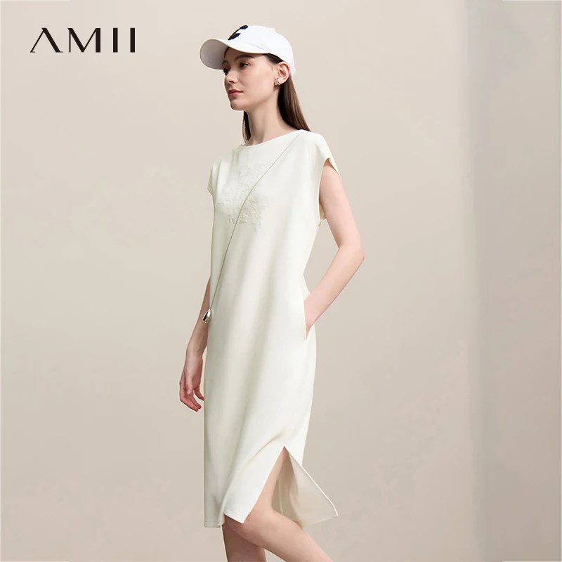 Женское платье Amii 2026, летнее, с вырезом-лодочкой, без рукавов, хлопковое, миди, с кружевной вышивкой, повседневное, свободного кроя, для женщин 12622047
Женское платье Amii 2026, летнее, с вырезом-лодочкой, без рукавов, хлопковое, миди, с кружевной вышивкой, повседневное, свободного кроя, для женщин 12622047