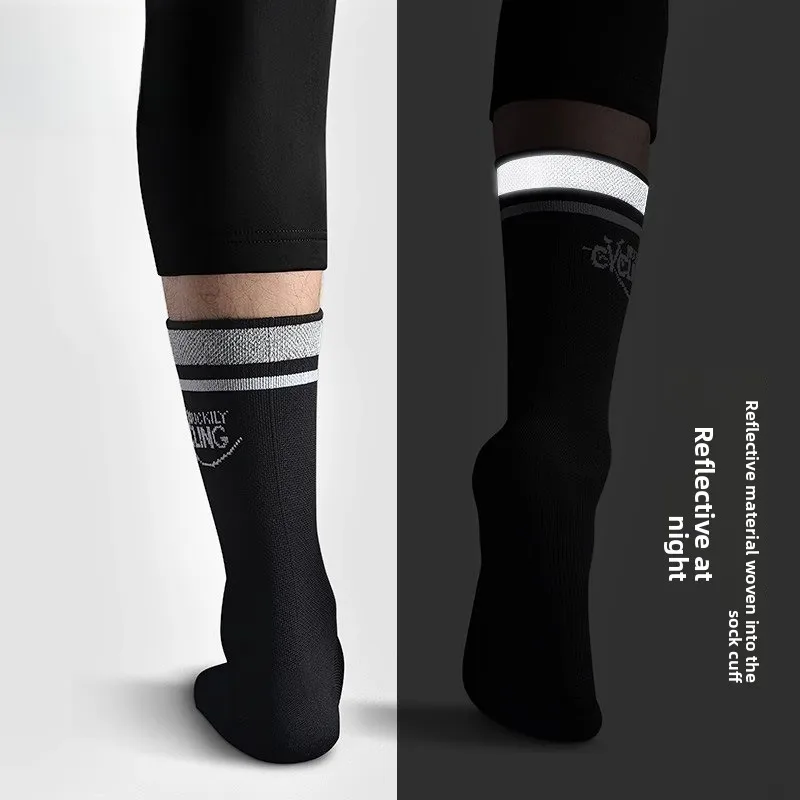 Спортивные длинные носки для бега, марафонские носки, светоотражающие, влагоотводящие, дезодорирующие, для велоспорта
Спортивные длинные носки для бега, марафонские носки, светоотражающие, влагоотводящие, дезодорирующие, для велоспорта