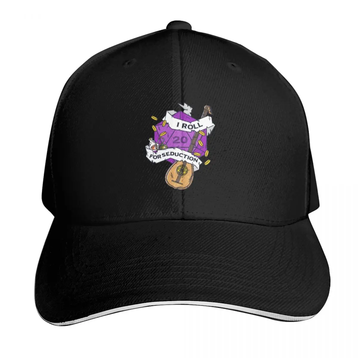 Tabletop RPG Bard - I Roll For Seduction Baseball Cap Hat Baseball Cap hard hat Thermal Visor Man Women's
Tabletop RPG Bard - I Roll For Seduction Baseball Cap Hat Baseball Cap hard hat Thermal Visor Man Women's