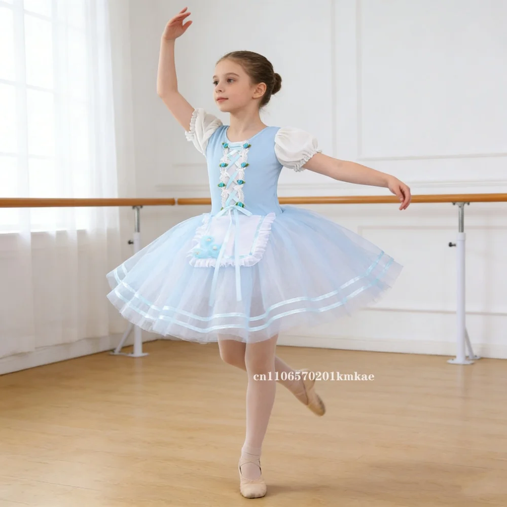 Tutu Ballet Kids Girls Ballet Dress Giselle Ballet Costume Girl Ballerina Dress Girl Dancewear Clothes with Flower Lace
Tutu Ballet Kids Girls Ballet Dress Giselle Ballet Costume Girl Ballerina Dress Girl Dancewear Clothes with Flower Lace
