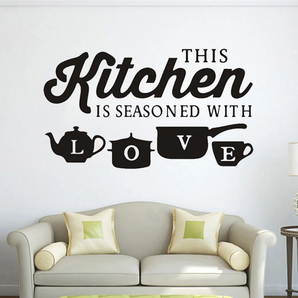 Removable Wall Stickers This Kitchen Is Seasoned with PVC Waterproof Decals for Living Room Bedroom Bathroom Decor
Removable Wall Stickers This Kitchen Is Seasoned with PVC Waterproof Decals for Living Room Bedroom Bathroom Decor