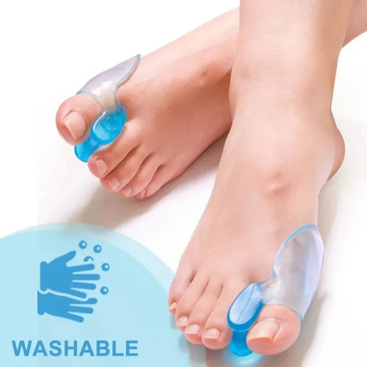 2pcs Toe Separator Feet Care Protector Gel Toe Orthopedic Bunion Hallux Valgus Corrector Bigfoot Bones Relief Pads Pedicure Tool
2pcs Toe Separator Feet Care Protector Gel Toe Orthopedic Bunion Hallux Valgus Corrector Bigfoot Bones Relief Pads Pedicure Tool