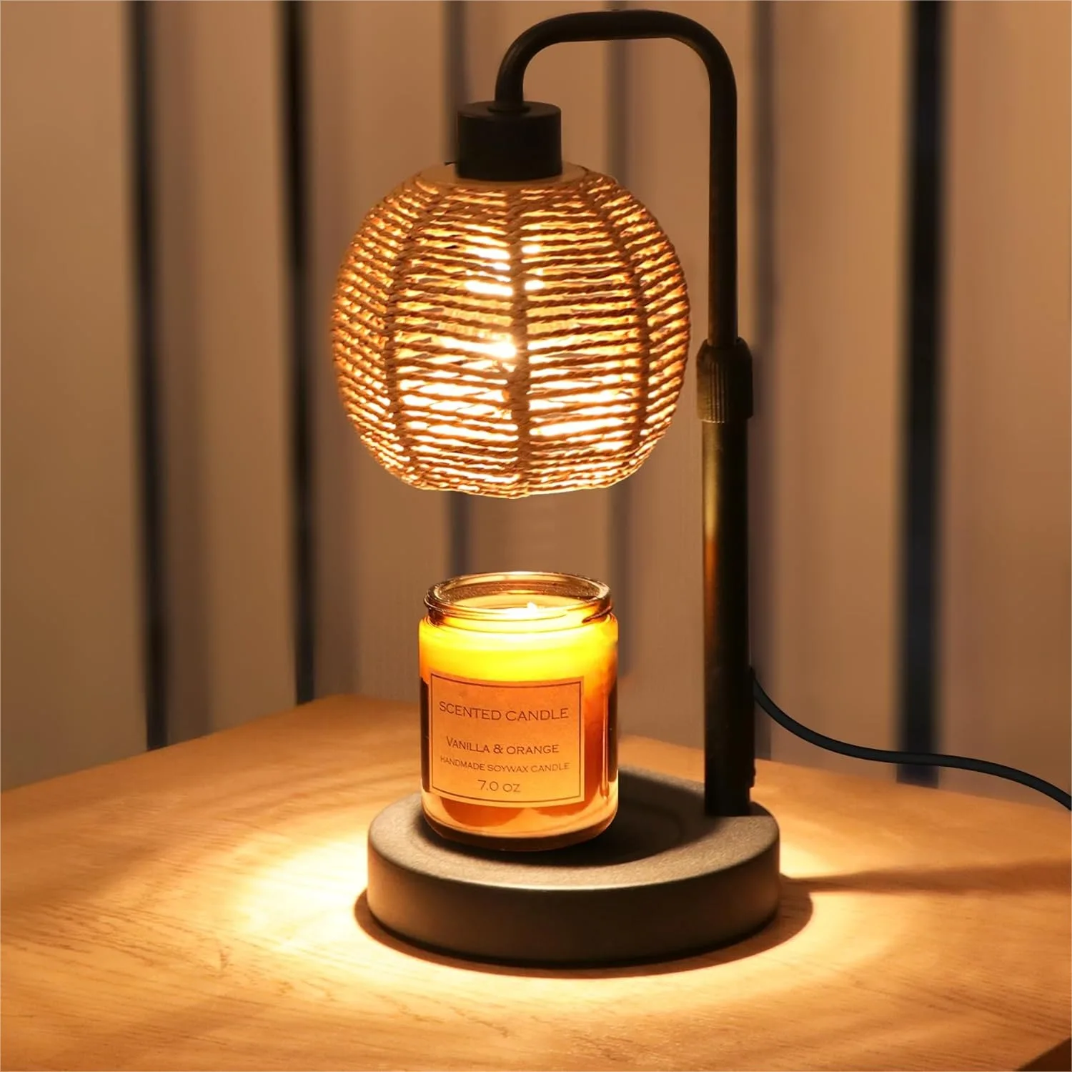 Boho Candle Warmer Lamp with Timer, Adjustable Electric Wax Warmer for Home Decor
Boho Candle Warmer Lamp with Timer, Adjustable Electric Wax Warmer for Home Decor