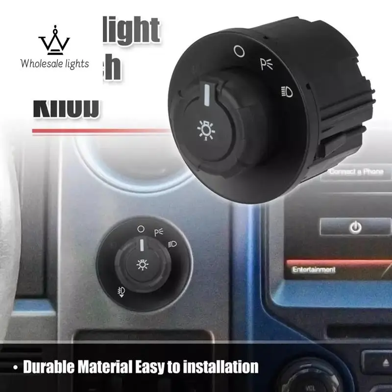 9L3Z-11654-BA 9L3Z11654BA 10 Pins Car Headlight Switch HLS1470 For Ford F150 F-150 HLS1466 SW6636 LHD
9L3Z-11654-BA 9L3Z11654BA 10 Pins Car Headlight Switch HLS1470 For Ford F150 F-150 HLS1466 SW6636 LHD