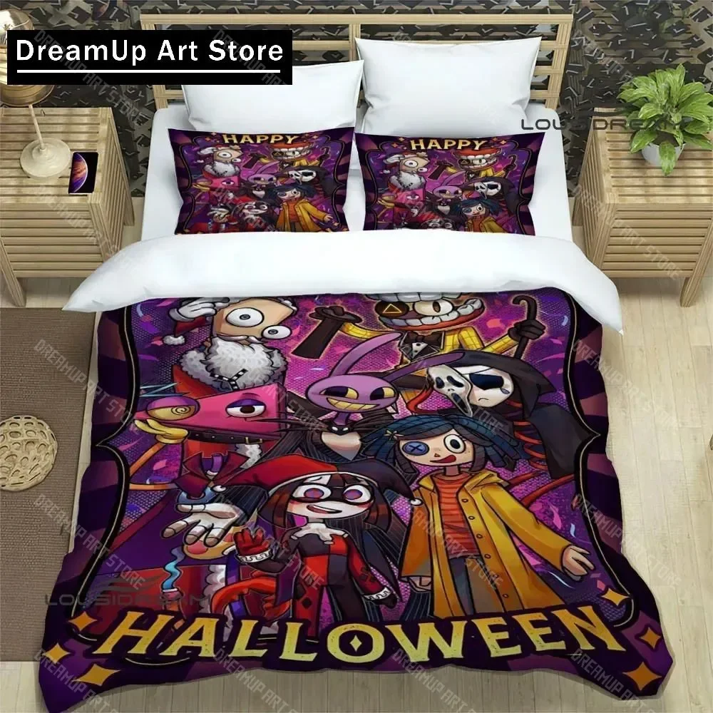 Cartoon Amazing Digital Circus Bedding Set Boys Girls Twin Queen Full Size Duvet Cover Pillowcase Bed Adult Fashion 
Cartoon Amazing Digital Circus Bedding Set Boys Girls Twin Queen Full Size Duvet Cover Pillowcase Bed Adult Fashion