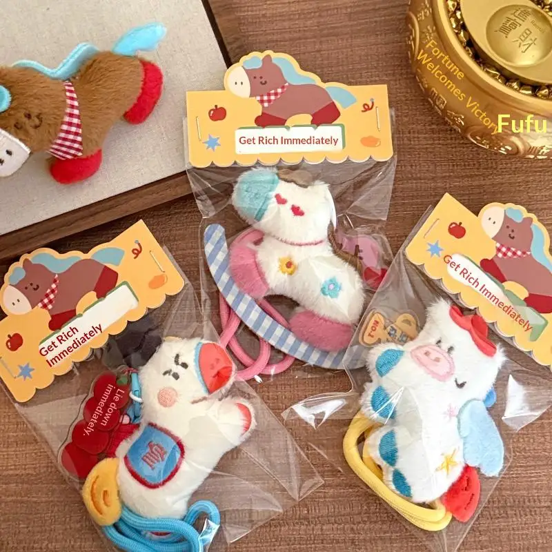 Cute Cartoon New Year Pony Plush Pendant Keychain Creativity Red Horse Stuffed Doll Backpack Pendant Jewelry Accessories Gift
Cute Cartoon New Year Pony Plush Pendant Keychain Creativity Red Horse Stuffed Doll Backpack Pendant Jewelry Accessories Gift