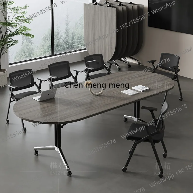 Movable folding conference table, long training table, retractable splicing desk with wheels
Movable folding conference table, long training table, retractable splicing desk with wheels