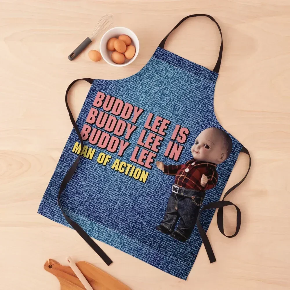 Buddy Lee is buddy lee Apron painting For Cosmetologist chef costume innovative kitchen and home items Apron
Buddy Lee is buddy lee Apron painting For Cosmetologist chef costume innovative kitchen and home items Apron