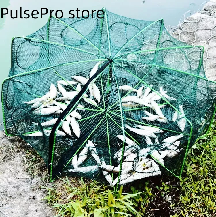 6-8 Sides 6-16 Holes Casting Network Crayfish Catcher Crab Cage Nylon Foldable Mesh for Fish Trap Catcher Foldable Fishing Nets
6-8 Sides 6-16 Holes Casting Network Crayfish Catcher Crab Cage Nylon Foldable Mesh for Fish Trap Catcher Foldable Fishing Nets