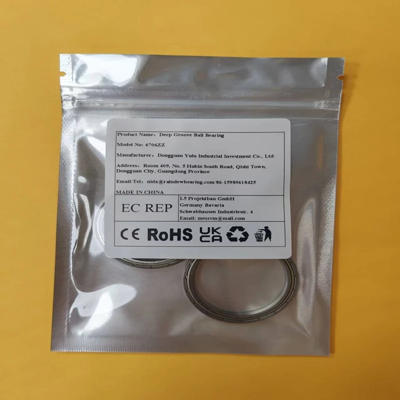 10PCS 6706ZZ Ball Bearings 6706ZZ 6706ZZ Bearing 30X37X4 mm ABEC-7 Slim Thin Section
10PCS 6706ZZ Ball Bearings 6706ZZ 6706ZZ Bearing 30X37X4 mm ABEC-7 Slim Thin Section