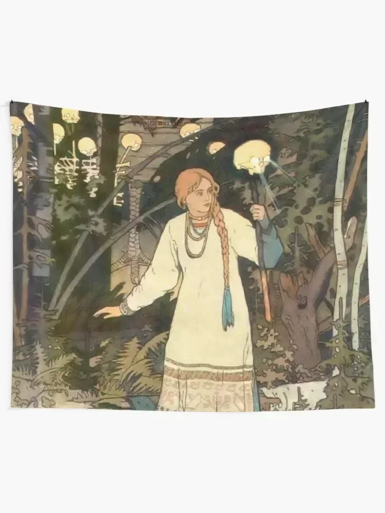 Vasilisa at the Hut of Baba Yaga by Ivan Bilibin Tapestry Aesthetic Home Decor Mushroom Room Decoration Accessories Tapestry
Vasilisa at the Hut of Baba Yaga by Ivan Bilibin Tapestry Aesthetic Home Decor Mushroom Room Decoration Accessories Tapestry