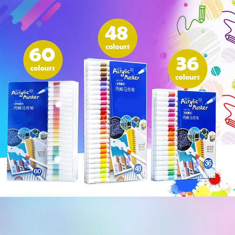 Kids Diy Acrylic Paint Pens Brush Marker Pen For Ceramic Hand Ledger Rock Stone Glass Wood Canvas Fabric Painting Art Supplies
Kids Diy Acrylic Paint Pens Brush Marker Pen For Ceramic Hand Ledger Rock Stone Glass Wood Canvas Fabric Painting Art Supplies