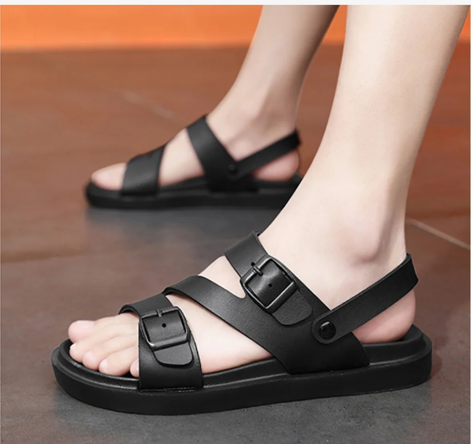 Casual Men's Sandals New Summer Ultra-Light Wear-resistant Beach Shoes Outdoor Soft-soled Slippers Men's Everyday Wear Slides
Casual Men's Sandals New Summer Ultra-Light Wear-resistant Beach Shoes Outdoor Soft-soled Slippers Men's Everyday Wear Slides