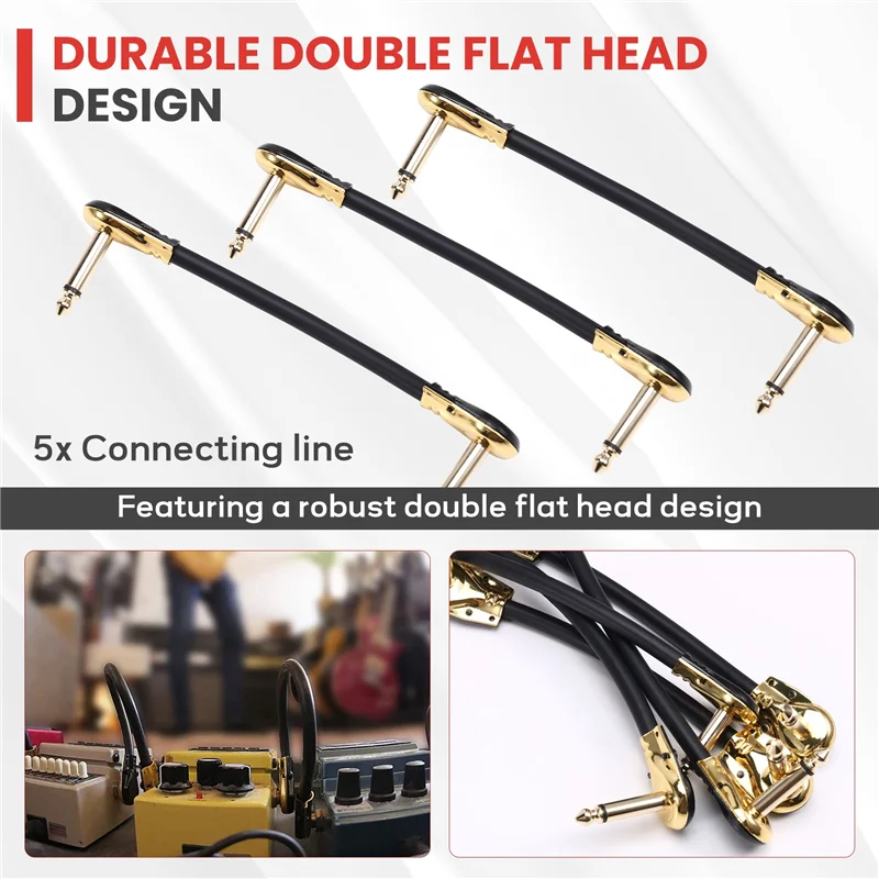 RTSHE-Guitar Line Effect Device Connects Wire Device Connects Wire Anaerobic Audio Line Pedal Instrument Jack Plug 15CM
RTSHE-Guitar Line Effect Device Connects Wire Device Connects Wire Anaerobic Audio Line Pedal Instrument Jack Plug 15CM