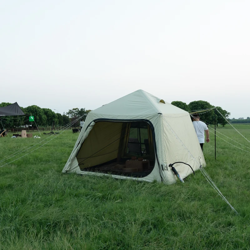 Luxury Waterproof Inflatable Camping Tent Portable Oxford Oxford Fabric For Outdoor Adventures With Families
Luxury Waterproof Inflatable Camping Tent Portable Oxford Oxford Fabric For Outdoor Adventures With Families