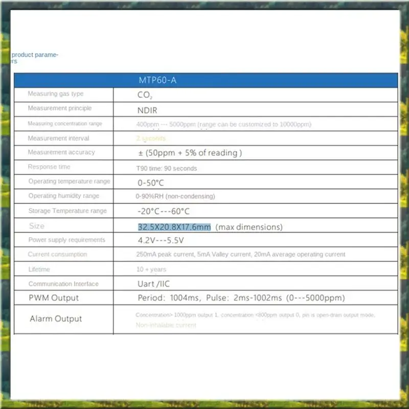 ABGZ 1-компонентный модуль датчика CO2 обнаруживает датчик MTP60-A, высокоточный одноканальный NDIR
ABGZ 1-компонентный модуль датчика CO2 обнаруживает датчик MTP60-A, высокоточный одноканальный NDIR