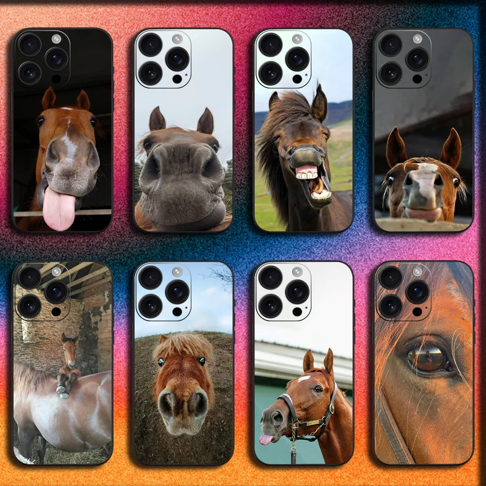 Funny Horse Horses Phone Case For iPhone 16,15,14,13,12,11,Pro,XS,Max,XR,Plus,E,Mini Soft Black Cover
Funny Horse Horses Phone Case For iPhone 16,15,14,13,12,11,Pro,XS,Max,XR,Plus,E,Mini Soft Black Cover