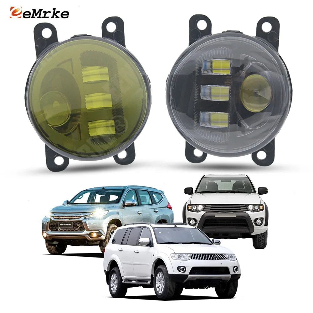 Upgrade Led Fog Lights Assembly for Mitsubishi Montero Sport III/ Pajero Sport 2 Challenger 2008-2018 Car PTF with Lens DRL Ring
Upgrade Led Fog Lights Assembly for Mitsubishi Montero Sport III/ Pajero Sport 2 Challenger 2008-2018 Car PTF with Lens DRL Ring