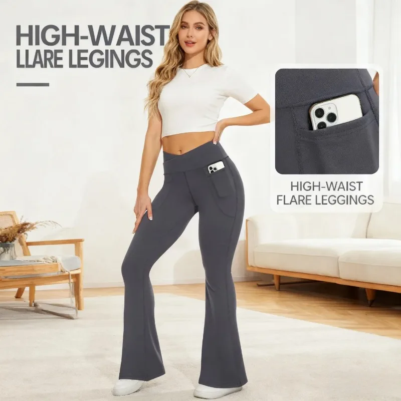 Новые широкие брюки-клеш с высокой талией, подтягивающие ягодицы, для фитнеса, повседневные, универсальные, эластичные, тонкие, для йоги, женские
Новые широкие брюки-клеш с высокой талией, подтягивающие ягодицы, для фитнеса, повседневные, универсальные, эластичные, тонкие, для йоги, женские