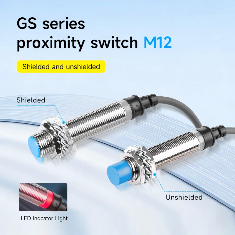 GEYA M12 Inductive Proximity Switch Sensor Detection Distance 4mm NPN PNP NO NC DC 3-wire 6-36V Open Close Automation Unshielded
GEYA M12 Inductive Proximity Switch Sensor Detection Distance 4mm NPN PNP NO NC DC 3-wire 6-36V Open Close Automation Unshielded