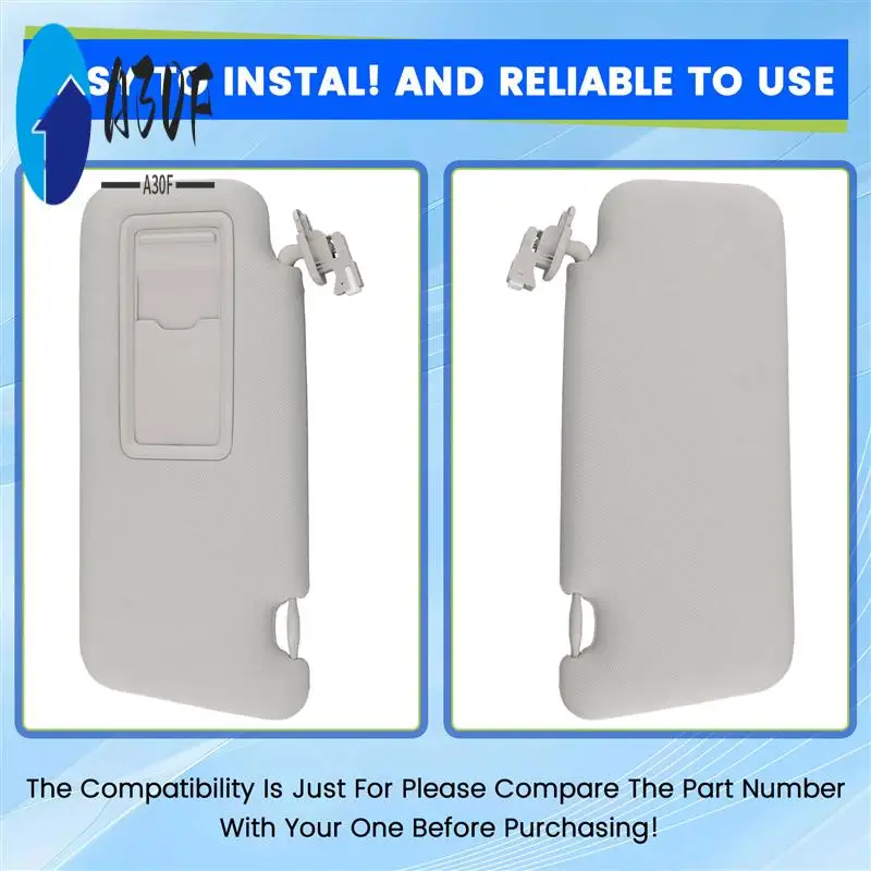 A30F-For Mazda CX-5 2017-2021 CX-8 2019 Car Interior Sun Visor With Mirror Sun Shade Left Driver Side Gray KD5H-69-320A
A30F-For Mazda CX-5 2017-2021 CX-8 2019 Car Interior Sun Visor With Mirror Sun Shade Left Driver Side Gray KD5H-69-320A