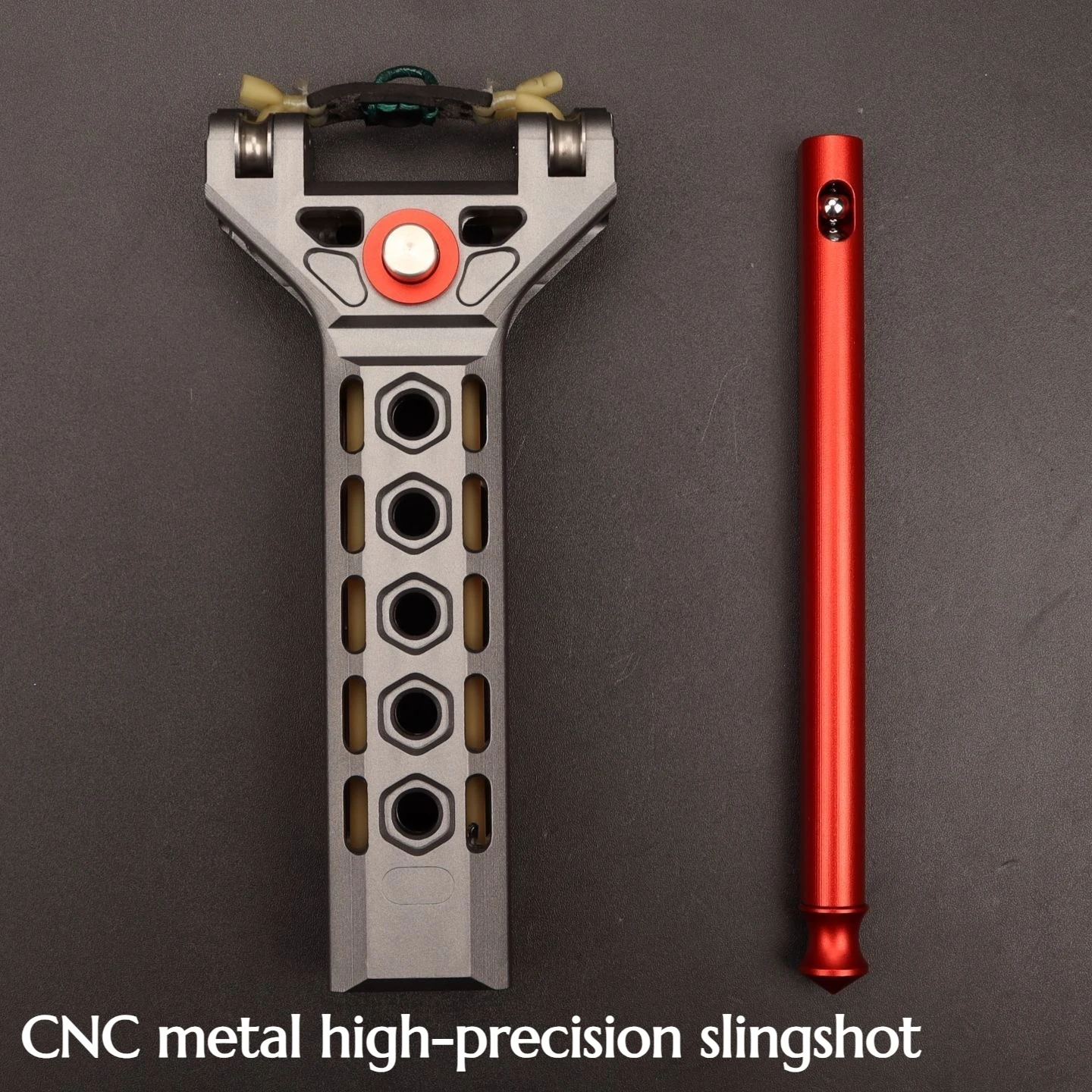 CNC Aluminum Alloy High-precision Slingshot High-quality and Powerful Round Rubber Band Outdoor Hunting Tool
CNC Aluminum Alloy High-precision Slingshot High-quality and Powerful Round Rubber Band Outdoor Hunting Tool