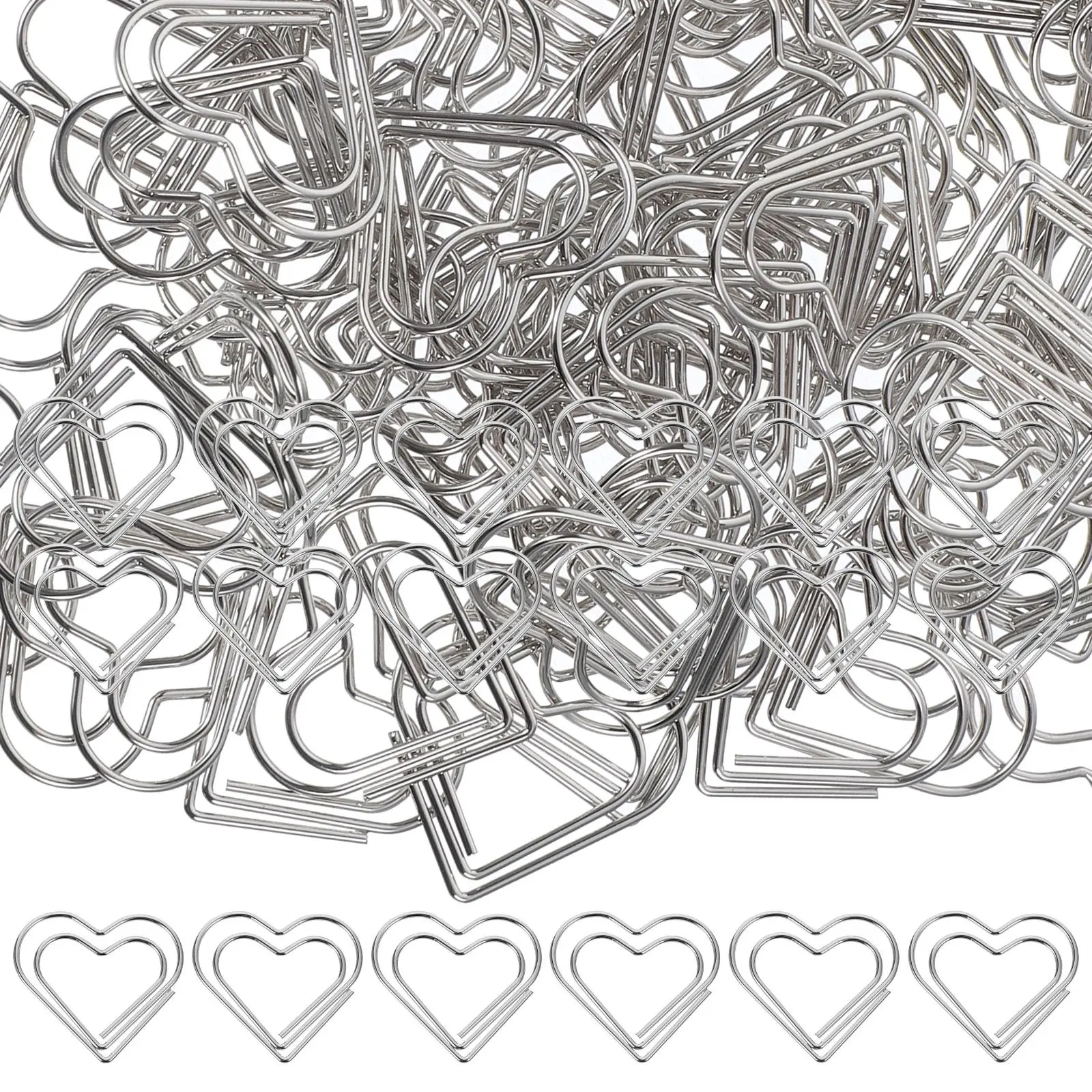 Love Paper Clip Heart Metal Clips for File Delicate Cute Office Document Decorative
Love Paper Clip Heart Metal Clips for File Delicate Cute Office Document Decorative