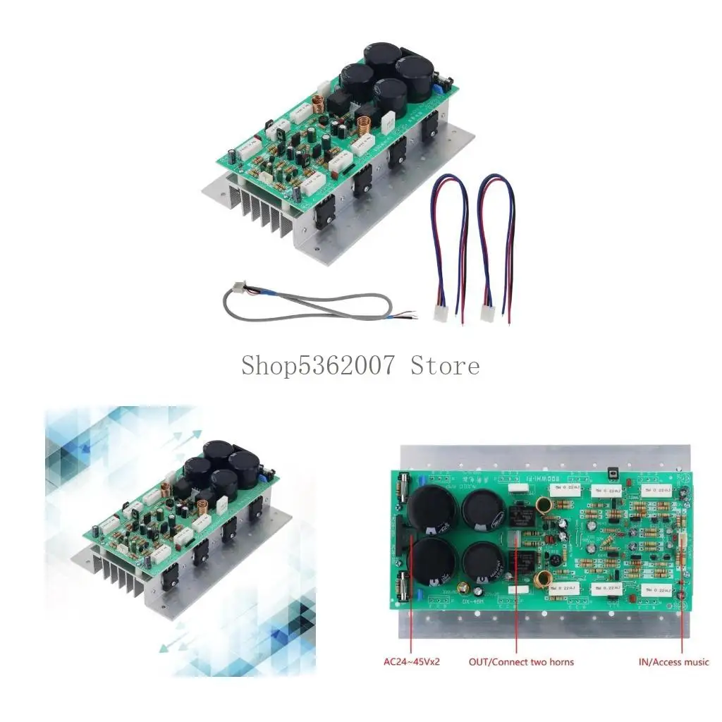Плата усилителя высокой мощности 800 Вт, стабильная производительность 45M-T A1943/C5200, 2-канальная плата модуля усилителя,
Плата усилителя высокой мощности 800 Вт, стабильная производительность 45M-T A1943/C5200, 2-канальная плата модуля усилителя,