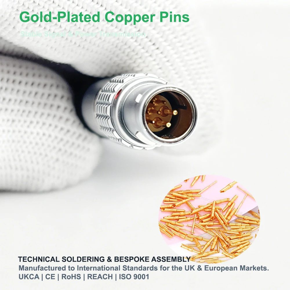 FGF.0B.307 7 Pin Male Plug Metal Push-Pull Connector 2 Long 5 Short Pins 0B 307 Aviation Plug Cable Assembly for Medical Device
FGF.0B.307 7 Pin Male Plug Metal Push-Pull Connector 2 Long 5 Short Pins 0B 307 Aviation Plug Cable Assembly for Medical Device
