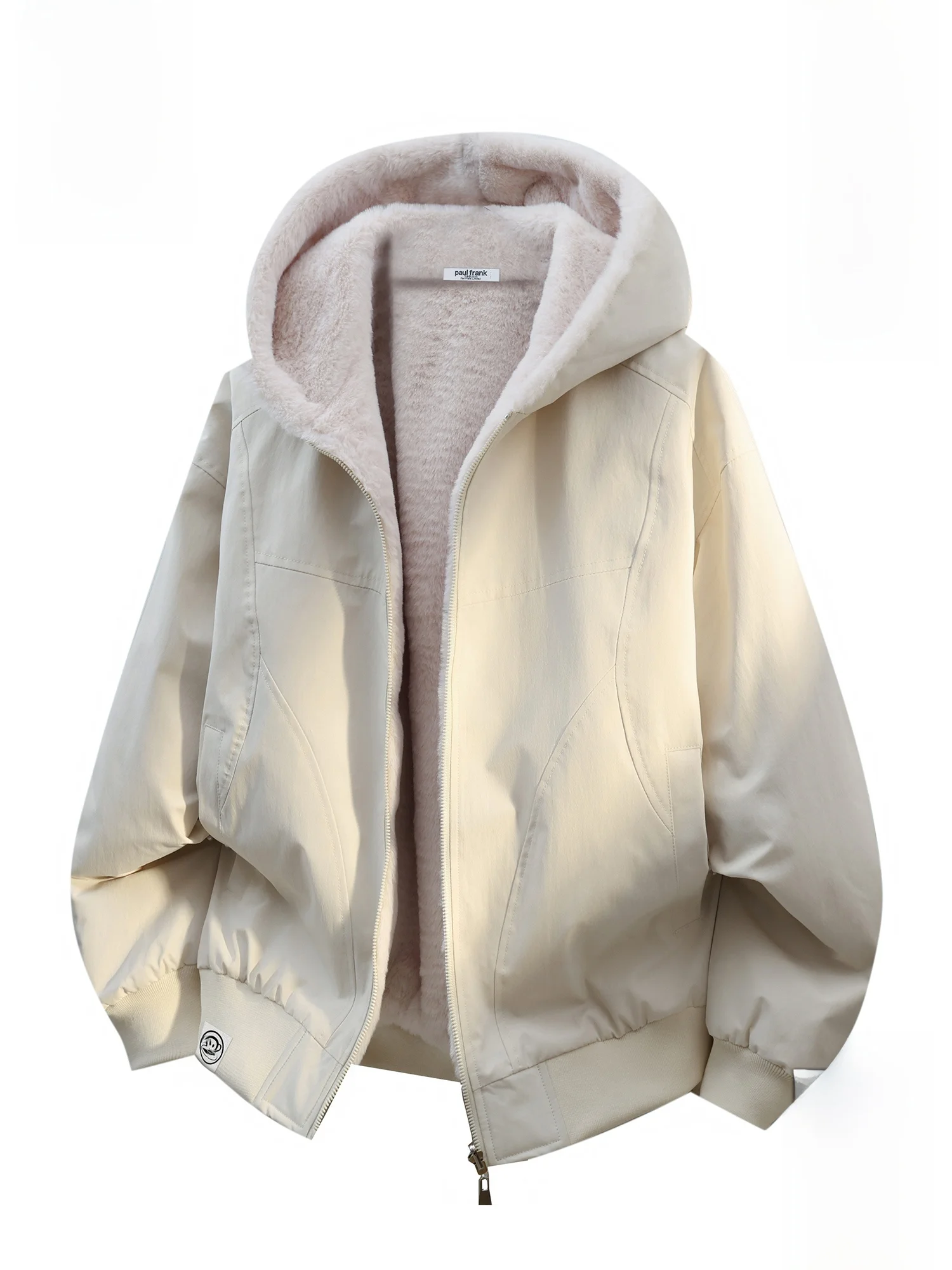 Мужская теплая хлопковая куртка Paul Frank с флисовой подкладкой и капюшоном, свободного кроя, удобная зимняя куртка, молодежная модная куртка на молнии
Мужская теплая хлопковая куртка Paul Frank с флисовой подкладкой и капюшоном, свободного кроя, удобная зимняя куртка, молодежная модная куртка на молнии