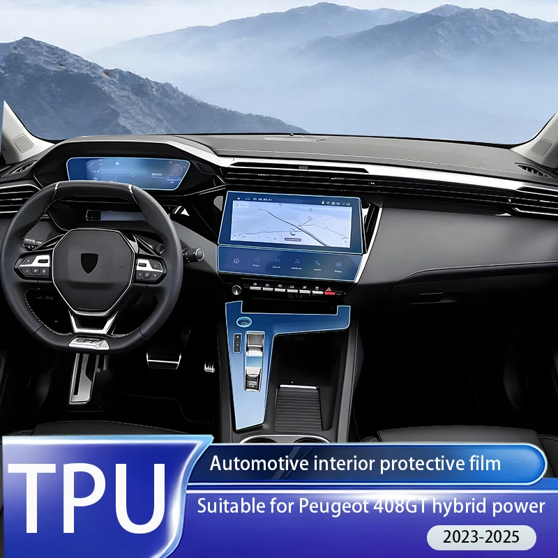 Fit for Peugeot 408 GT Hybrid 2023-2025 Transparent TPU PPF Film Speedometer Center Console Anti Scratch Repair Interior Protect
Fit for Peugeot 408 GT Hybrid 2023-2025 Transparent TPU PPF Film Speedometer Center Console Anti Scratch Repair Interior Protect