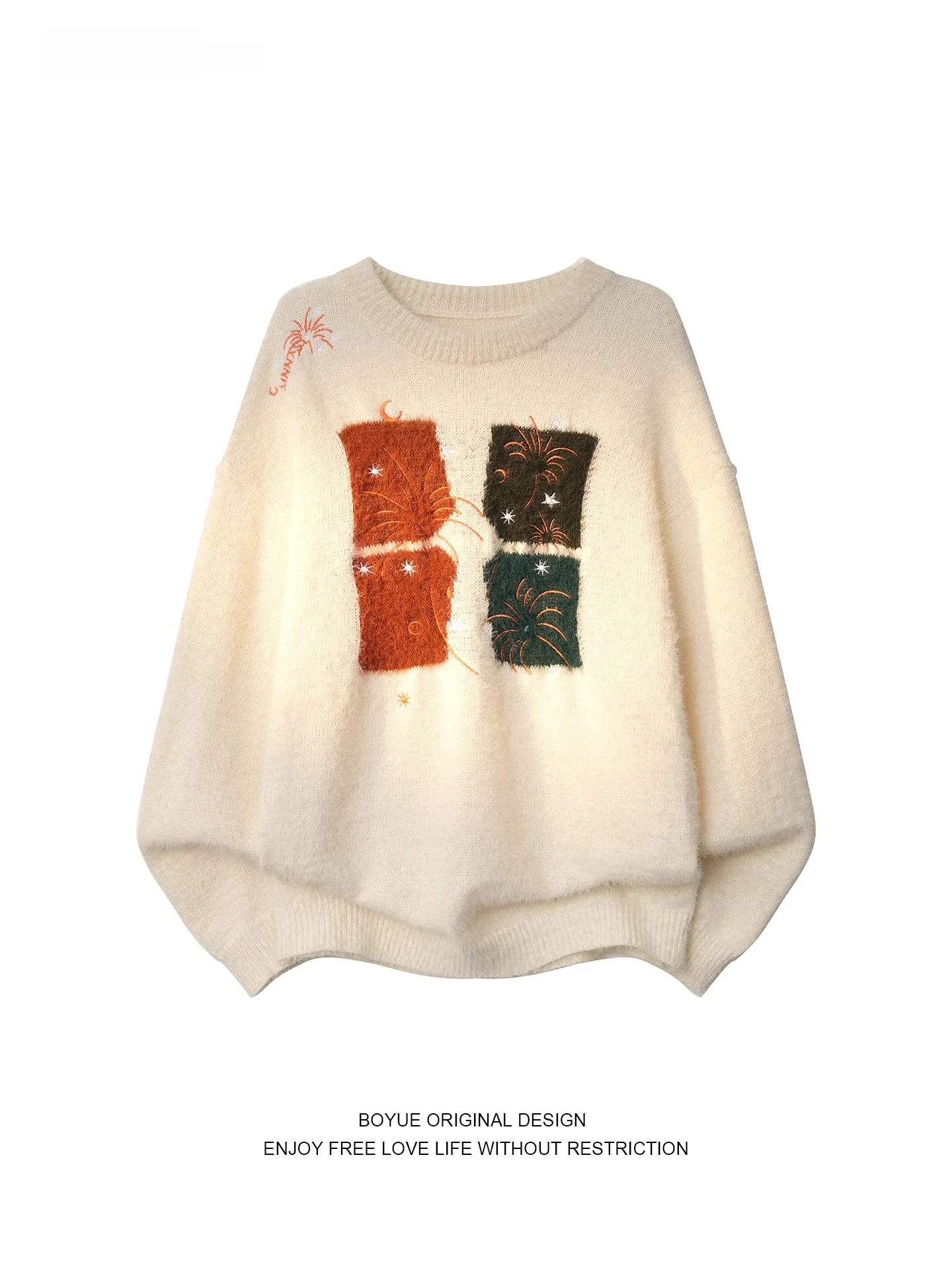 Мужской и женский свитер Boyue в американском ретро-стиле с вышивкой, круглым вырезом, свободного кроя, из модного вельвета (под норку)
Мужской и женский свитер Boyue в американском ретро-стиле с вышивкой, круглым вырезом, свободного кроя, из модного вельвета (под норку)