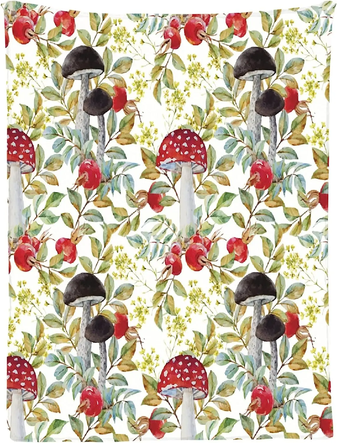 Watercolor Mushrooms Autumn Leaves Lightweight Flannel Fleece Blanket Quilt Machine Washable Blankets for Home Office
Watercolor Mushrooms Autumn Leaves Lightweight Flannel Fleece Blanket Quilt Machine Washable Blankets for Home Office