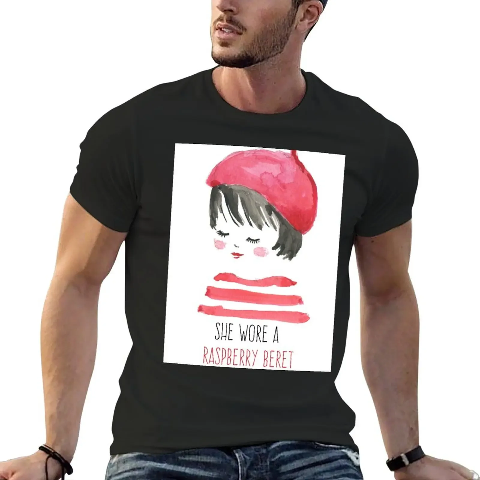 She Wore a Raspberry Beret T-Shirt sports fans animal prinfor boys customizeds rapper graphic tees black t-shirts for men
She Wore a Raspberry Beret T-Shirt sports fans animal prinfor boys customizeds rapper graphic tees black t-shirts for men