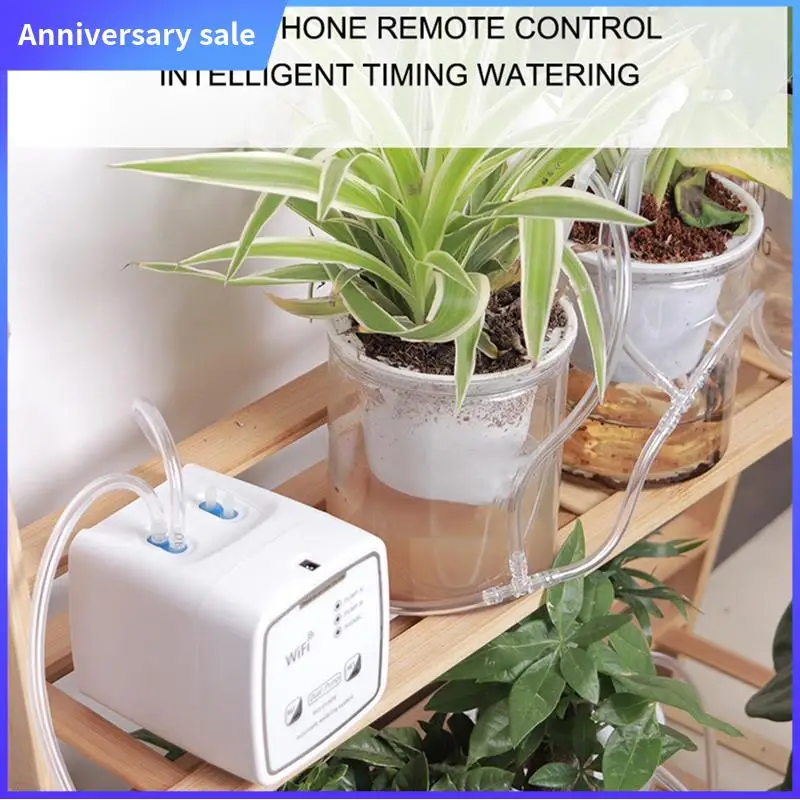A75P-WIFI умное устройство для полива, двойной насос, автоматическая система капельного орошения, управление через приложение для садовых растений, цветов
A75P-WIFI умное устройство для полива, двойной насос, автоматическая система капельного орошения, управление через приложение для садовых растений, цветов