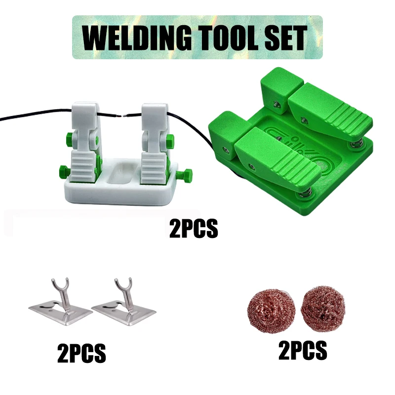 6PCS Soldering Tool Set Adjustable Clamp Holder Steel Wool Cleaner & Heat Resistant Iron Stand For Welding Repair Accessories
6PCS Soldering Tool Set Adjustable Clamp Holder Steel Wool Cleaner & Heat Resistant Iron Stand For Welding Repair Accessories